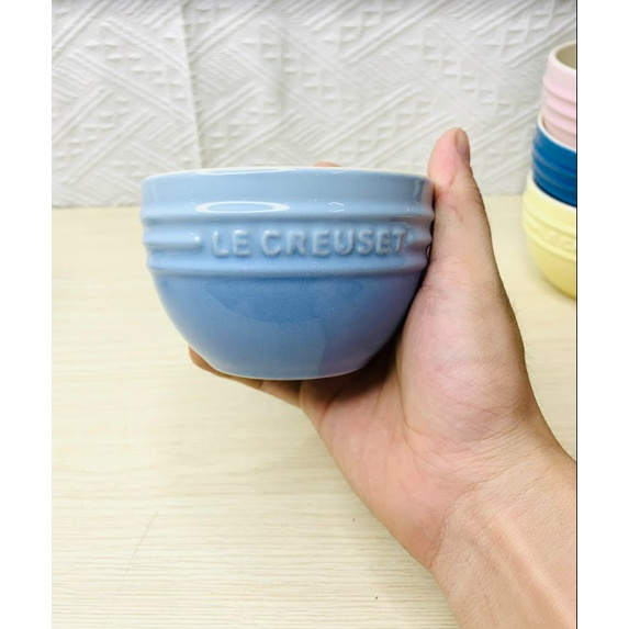 Bát, chén cơm LCreuset, men bóng màu pastel sang trọng - Sứ không chì cao cấp - Đường kính 10cm