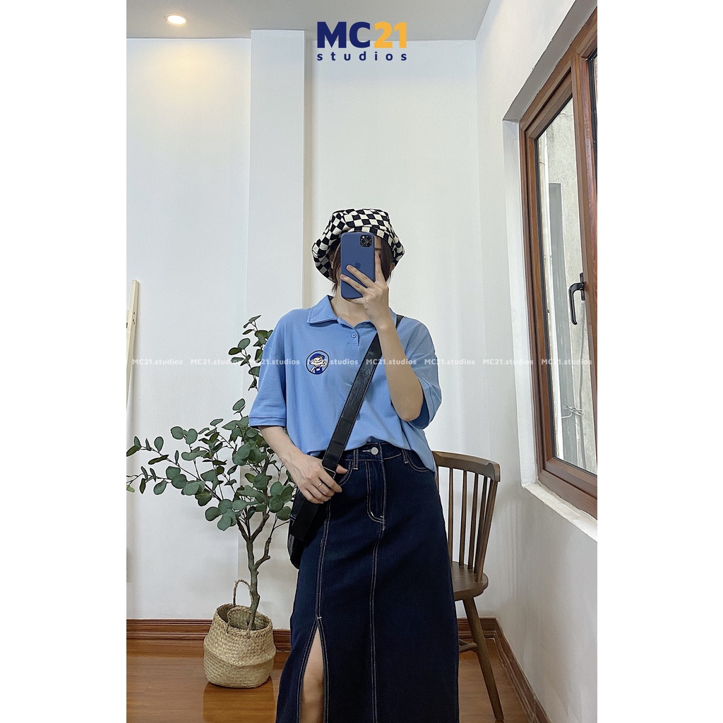 Áo polo tay lỡ MINIONCLOTHING thun Unisex nam nữ tee oversize form rộng pull Ulzzang Streetwear Hàn Quốc bigsize A3219