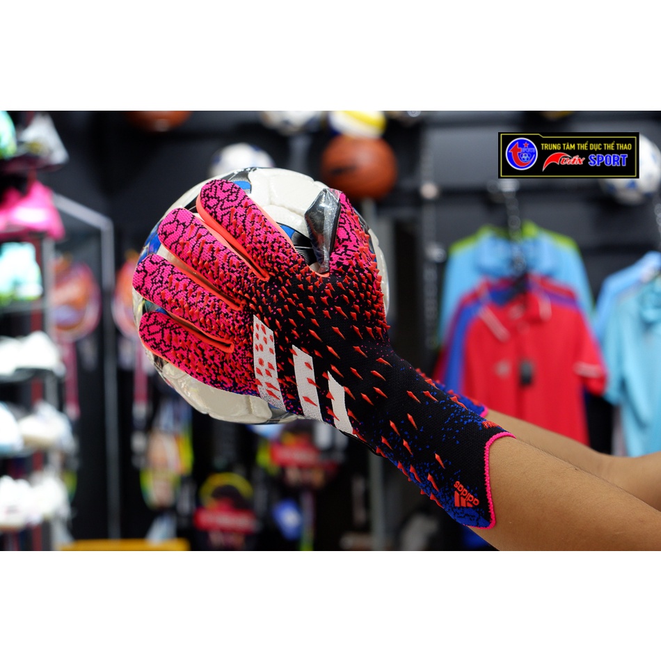 Găng thủ môn Predator Pro (không xương) - Hồng(size 8-9-10)