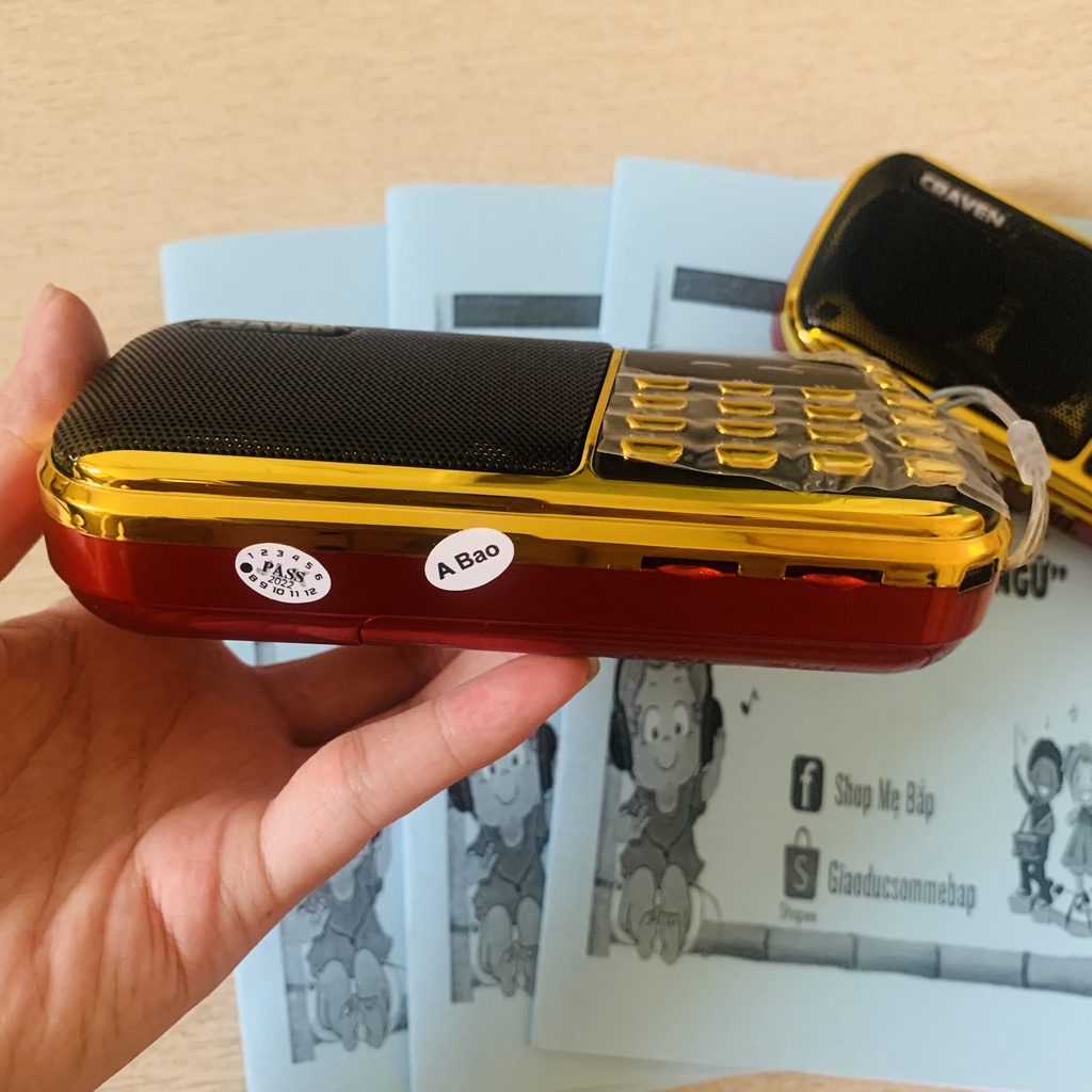 Loa học tiếng anh cho bé, loa tắm ngôn ngữ cho bé, đài FM