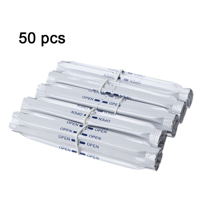 lucky* 50Pcs/Box Wet Alcohol Cotton Swabs Double Head Cleaning Stick For IQOS 2.4 PLUS For IQOS 3.0 LIL/LTN/HEETS/GLO Heater