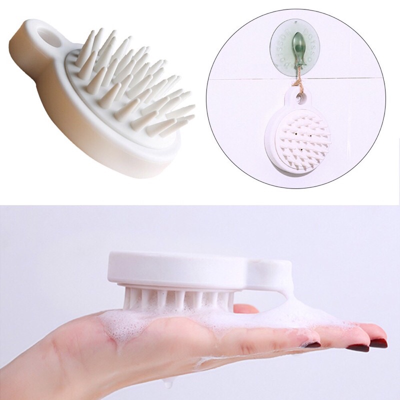 Lược sinicon massage da đầu giúp tỉnh táo tinh thần