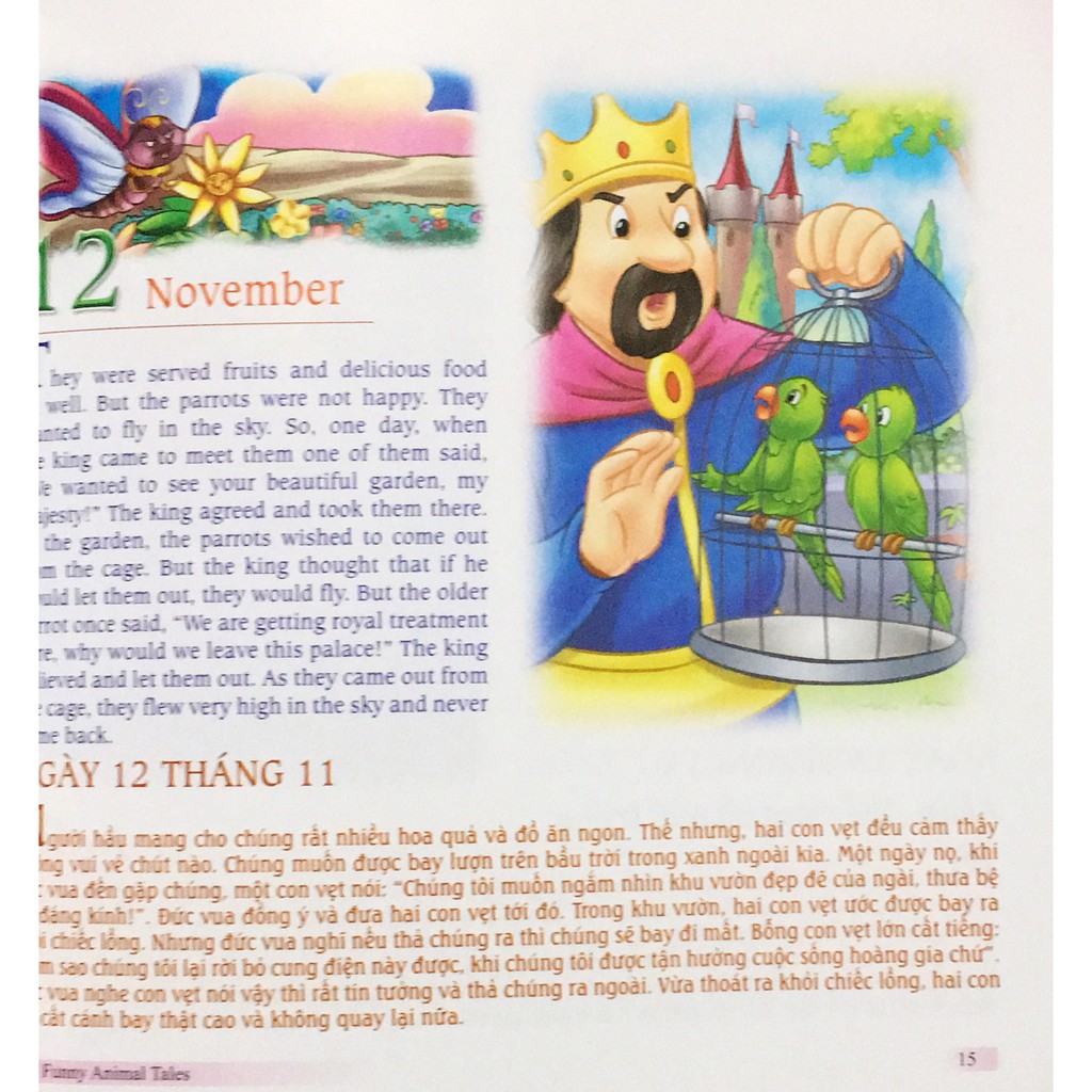 Sách - 365 Chuyện Kể Loài Vật Vui Nhộn Tháng 11 - 12