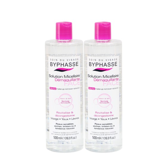 Nước Tẩy Trang Byphasse Solution Micerallaire Face 500ml