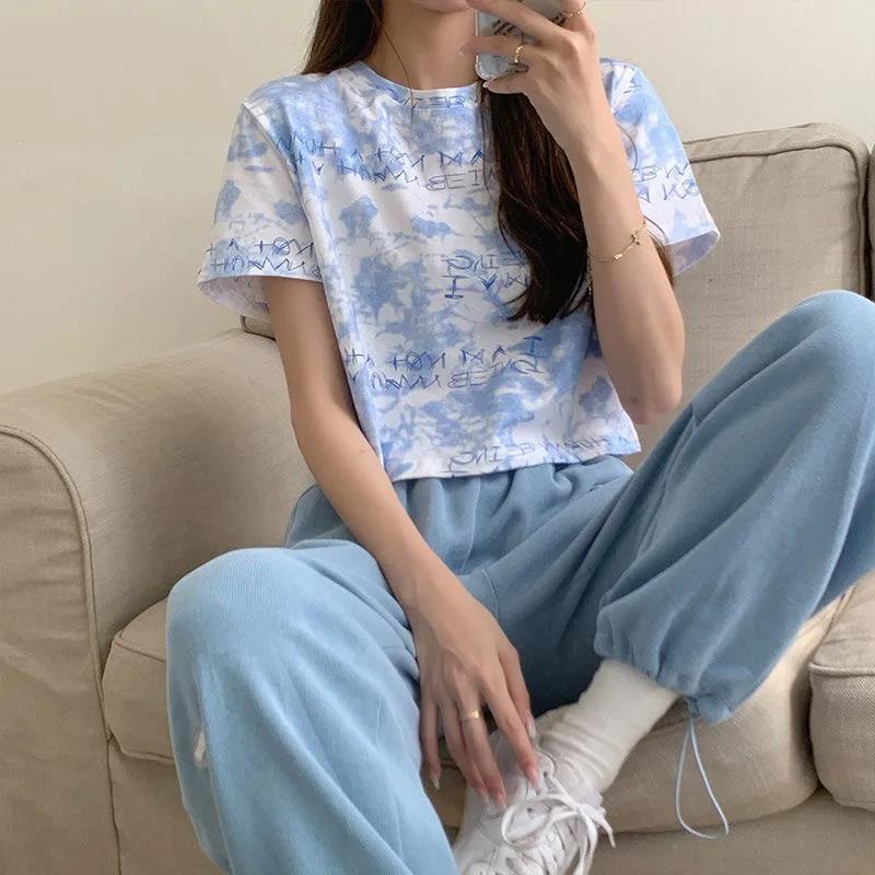 Áo thun nữ tay lửng Hàn Quốc ngắn JL-TX-34