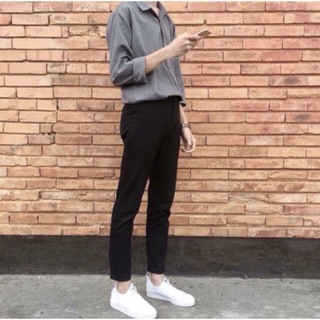 Quần tây baggy basic unisex