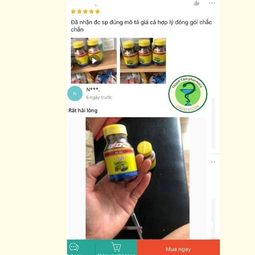 9 Vitamin Thái Lan  Lọ 50 Viên.