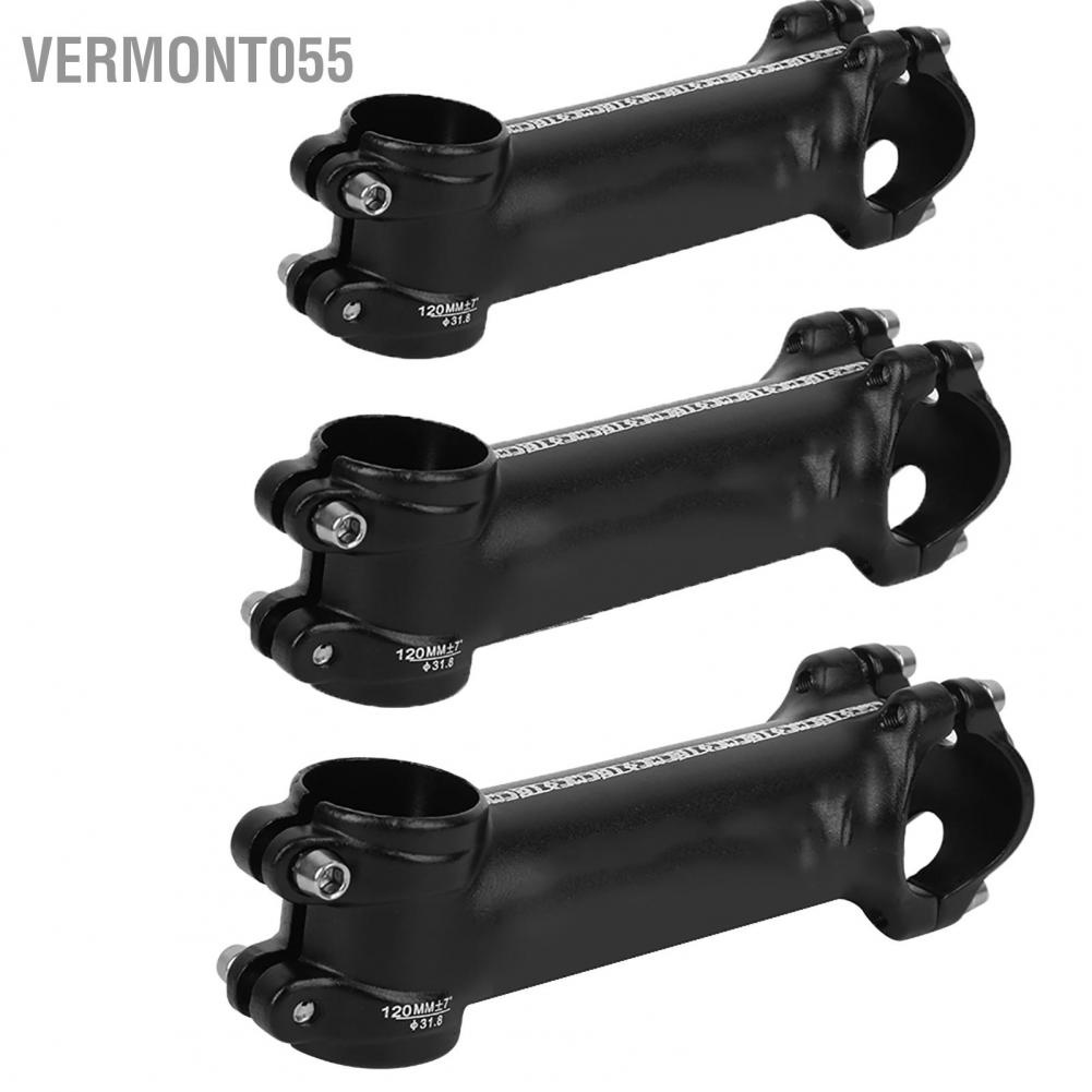 Vermont055 Aluminium Alloy High Strength Black Simple Generous Safer Riding Road Bike Stem Mountain Bicycle Cycling Accessory