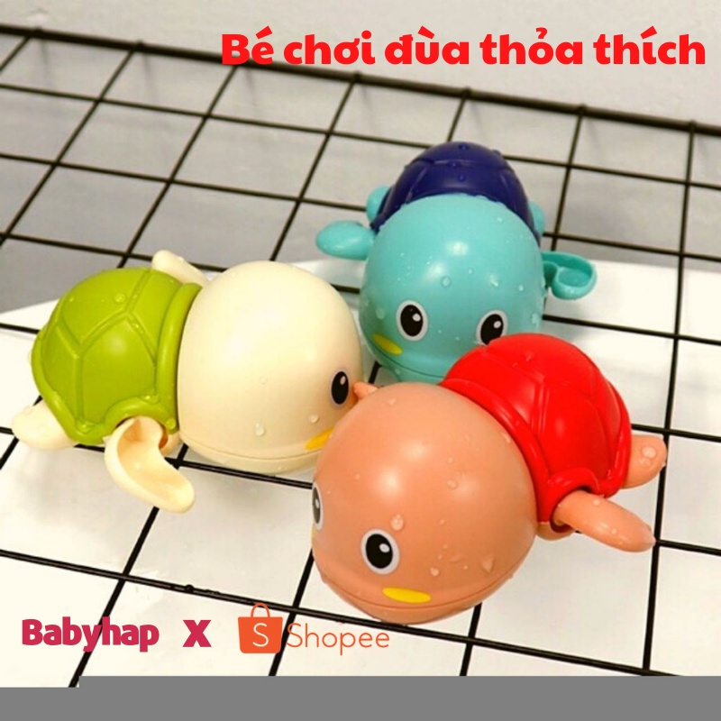 Đồ Chơi Cho Bé 2 Tuổi Bé Sơ Sinh Bé 1 Tuổi | Rùa Con Tự Bơi Trong Nước Giúp Bé Thích Thú Khi Tắm | Babyhap |