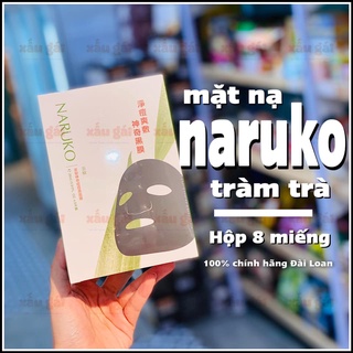 Hộp 8 miếng mặt nạ kiểm soát dầu và mụn trà tràm Naruko Tea Tree 26ml/m (Bản Đài) [ Date 2/5/2024]