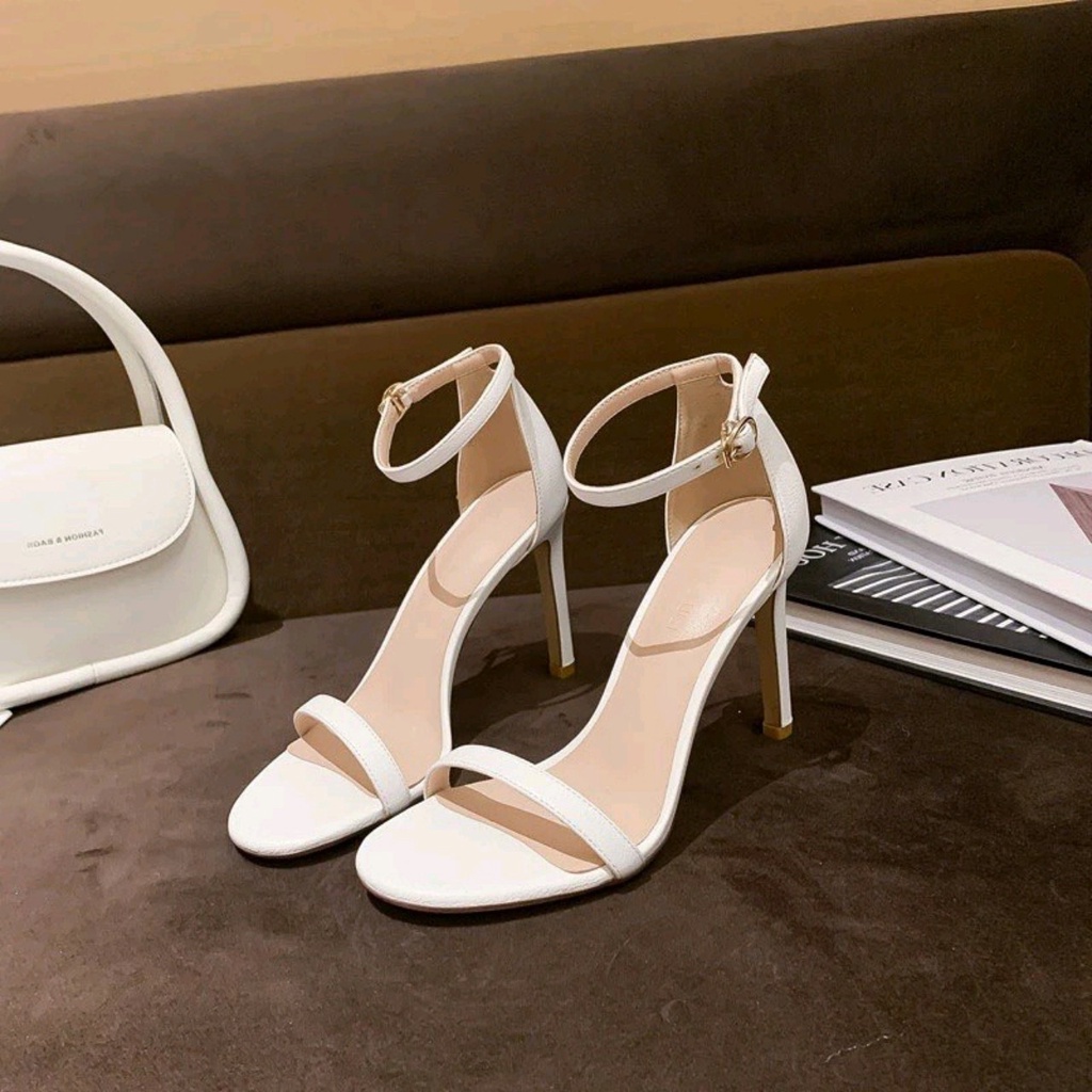 GIÀY SANDAL CAO GÓT QUAI HẬU THỜI TRANG HÀN QUỐC DA MỀM - CG25