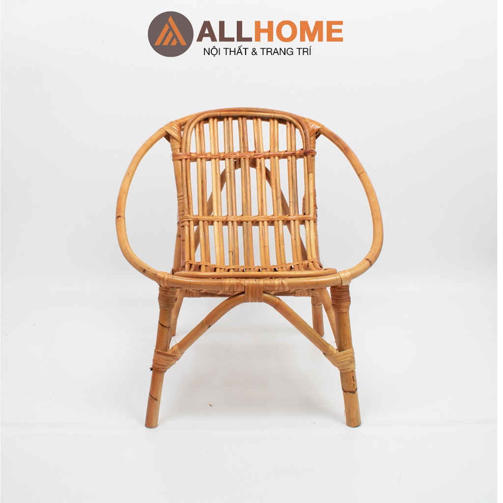 Ghế Mây Benchair Decor ALLHOME Trang Trí Nhà Cửa Cafe Homestay Mây Tự Nhiên Không Mối Mọt Kiểu Dáng Vintage