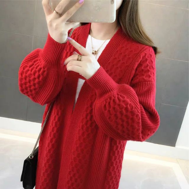 (Sẵn)ÁO LEN CARDIGAN MỀM MỊN DÁNG DÀI ( kèm ảnh thật)