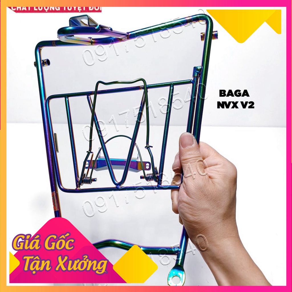 BaGa Giữa NVX 2021 - NVX 2022 V2 10 Ly Xi Màu Titan (Hàng Loại 1) (Ảnh Sản Phẩm Thật)