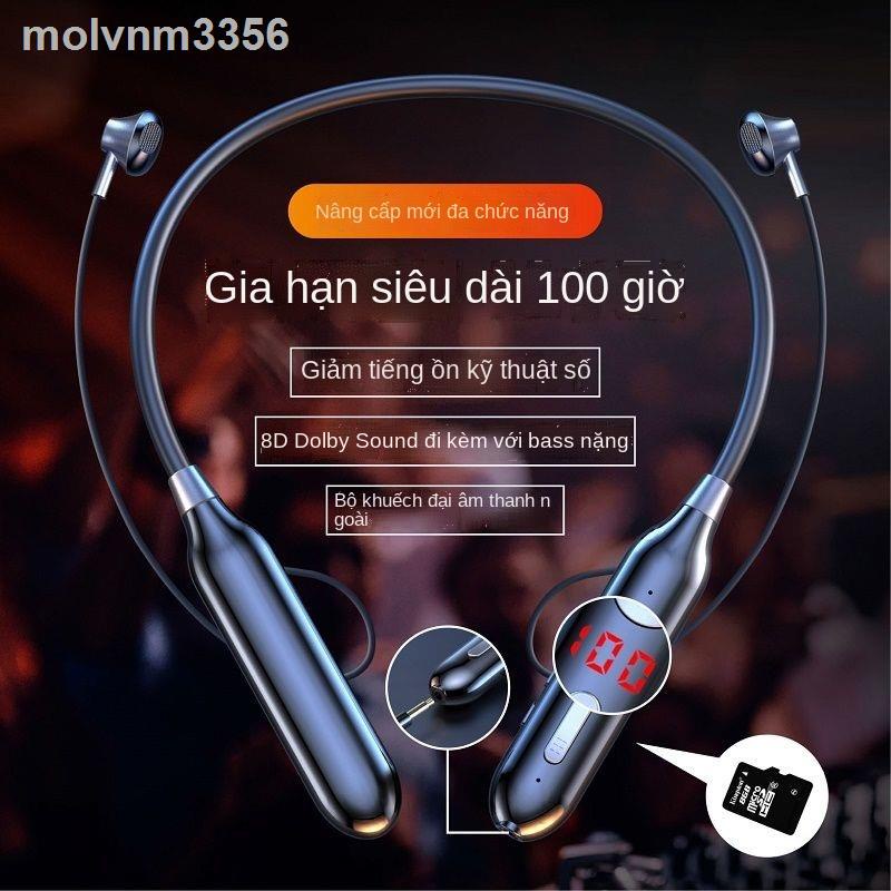 (Giá Hủy Diệt)✇Tai nghe Bluetooth Platinum S880 không dây treo đầu đeo cổ lâu nhạc 72 giờ, dùng được cho điện thoại Appl