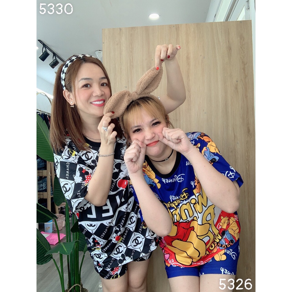 Đồ Bộ short BIG SIZE 3D  Mic CN - SS.T3D - 5330