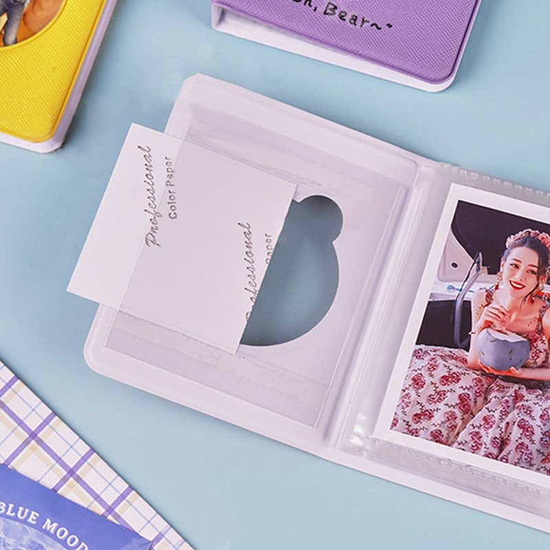 Cuốn Album Ảnh DIY 3 Inch Thiết Kế Sáng Tạo Tiện Lợi Dễ Sử Dụng Giá Đỡ