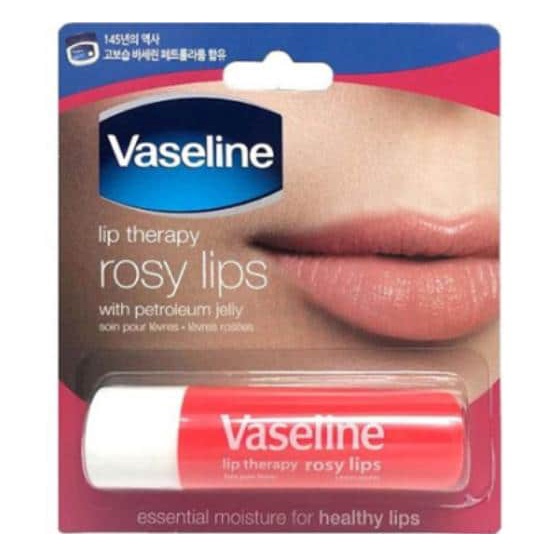 Vaseline son dưỡng môi căng bóng hết nứt nẻ dạng thỏi 4.8g có màu Tự nhiên và màu Hồng phớt