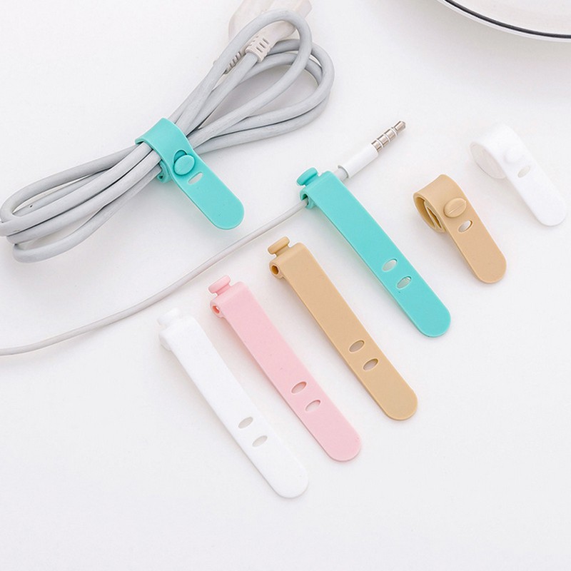 Set 4 Dây Cột Giữ Dây Cáp Gọn Gàng Tiện Lợi