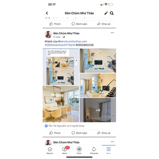 Đèn thả 3 vòng