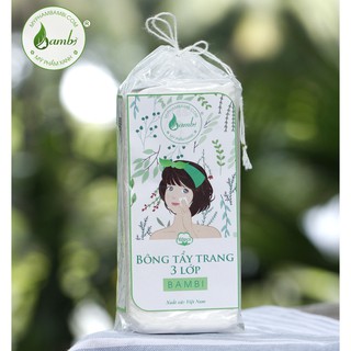 Bông Tẩy Trang 3 lớp Bambi