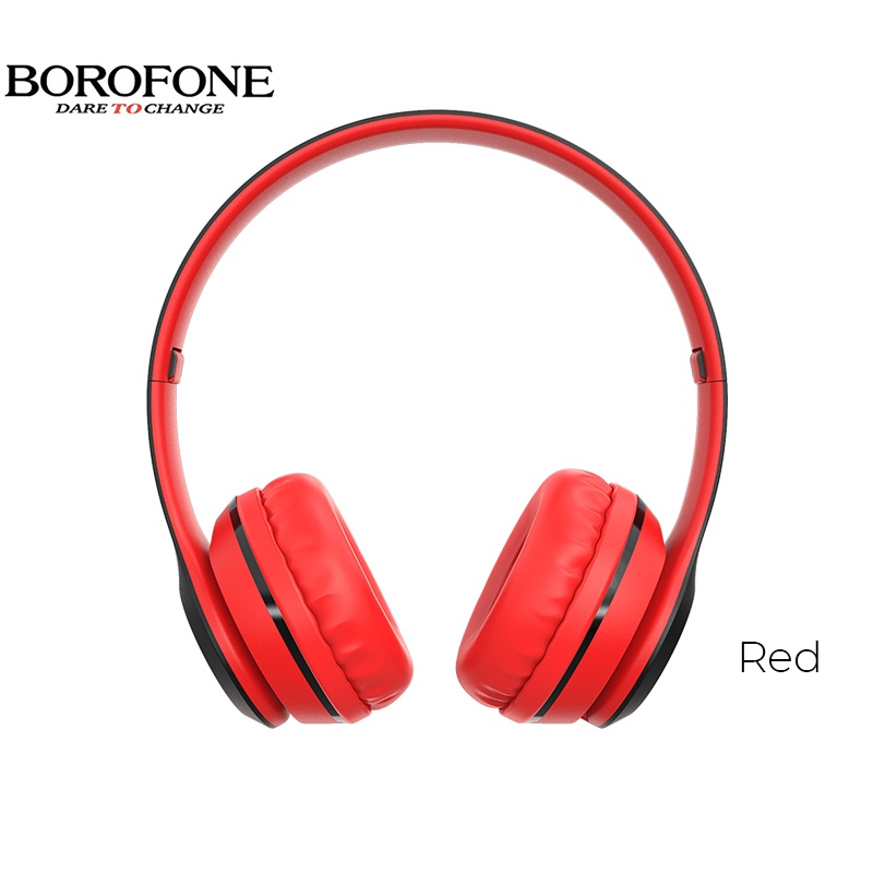 Tai nghe chụp tai không dây BOROFONE BO4 chống ồn, nghe nhạc 5 tiếng, hỗ trợ khe thẻ nhớ và bluetooth 5.0 - Chính hãng