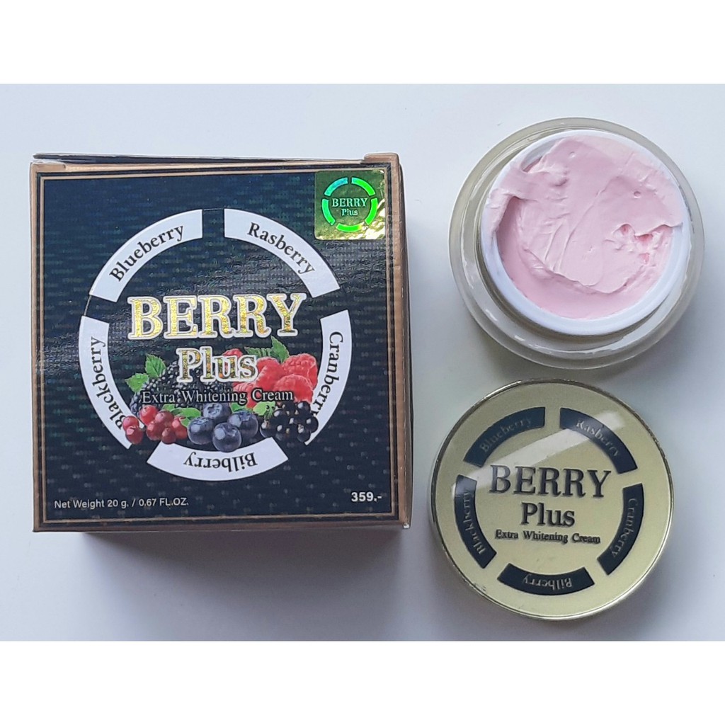 Kem dưỡng trắng nám thâm Berry 4k Plus- Mẫu thửa (trọng lượng 2gr bao gồm hộp