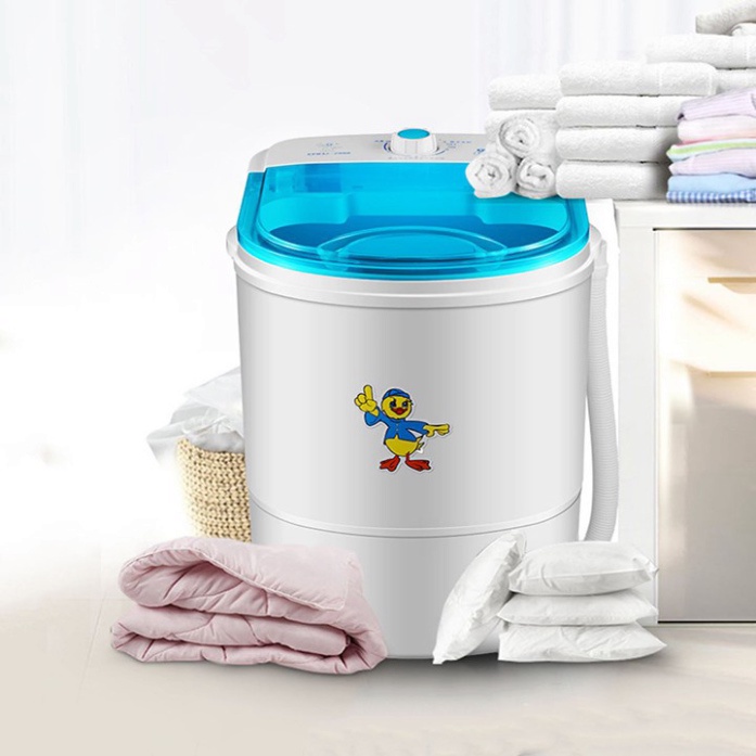 Máy giặt mini, giặt quần áo nhỏ, áo trắng, đồ cho bé nhỏ gọn tiện lợi