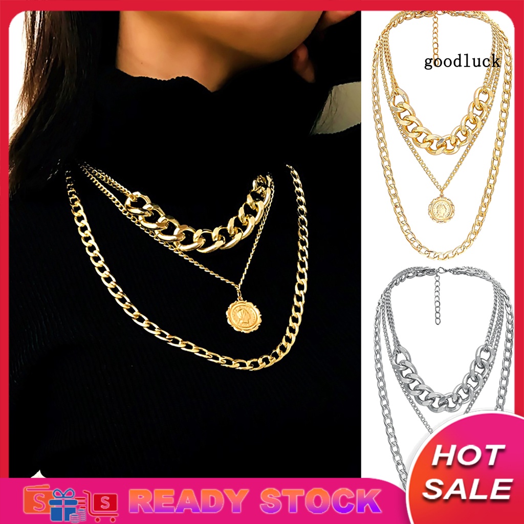 Vòng cổ Nữ Nhiều Lớp Phong Cách Hip Hop