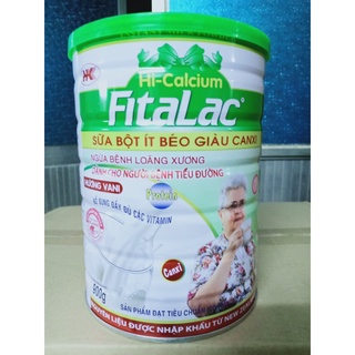 Sữa tiểu đường Fitalac 900g cho người bệnh tiểu đường, loãng xương