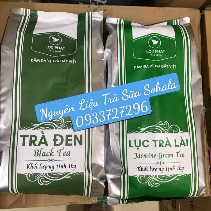 Trà đen - Lục trà lài Lộc Phát pha trà sữa túi 1kg