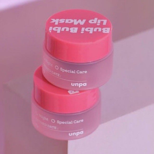 Tẩy da chết và dưỡng môi Unpa Bubi Bubi lip