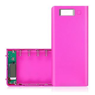 Mạch Sạc dự phòng 2A Màn hình LCD + Box 8 cell pin 18650 không hàn PWB208 - KHÔNG CÓ PIN, mạch sạc pin