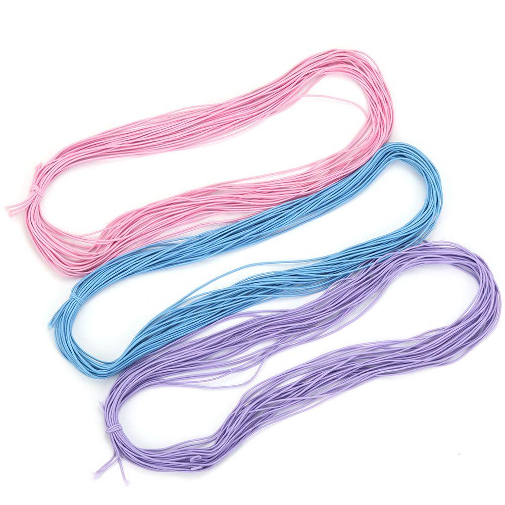 Cuộn Dây Ruy Băng Co Giãn 1mm 20Yards Dùng Làm Trang Sức DIY