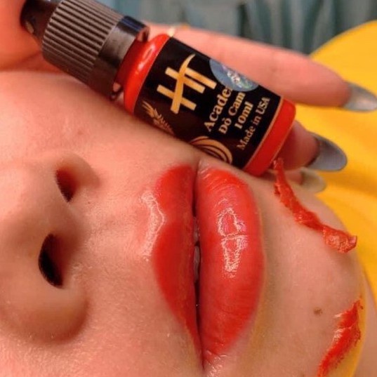Mực xăm HT siêu đậm phun Môi chính hãng Mỹ 5ml / 10ml - Mực môi siêu bám, điêu khắc đi nét
