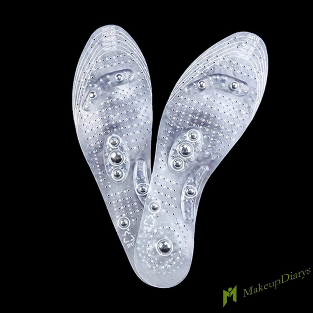 【New Arrival】1 Pair Unisex Breathable 8-magnet Therapy Acupoint Magnetotherapy Insoles