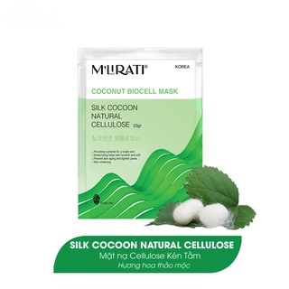 Miếng mặt nạ sinh học kén tằm 23gr - anthy organic