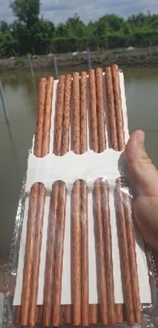 Đũa Gỗ Đầu Vuông