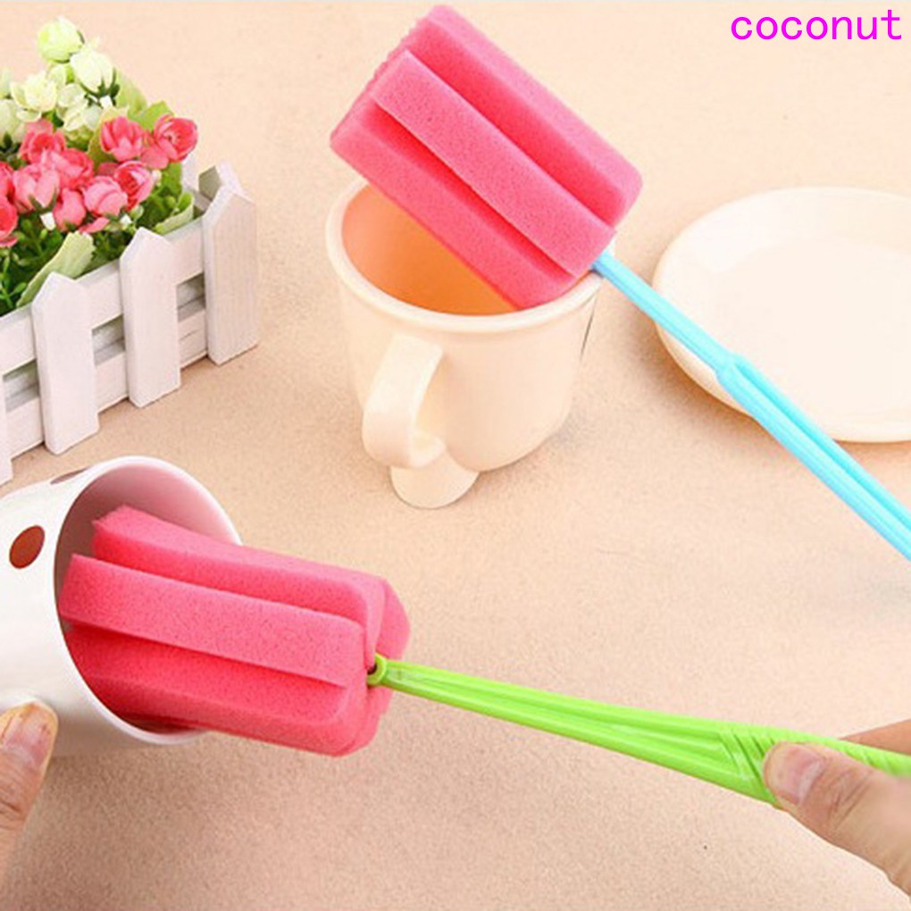 Cọ Rửa Ly Tay Cầm Dài Tiện Lợi Nhiều Màu