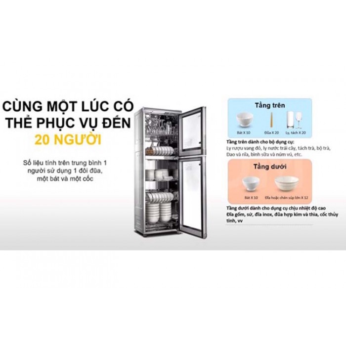[MIỄN PHÍ GIAO HÀNG] MXV-ZLP200LG501 - MÁY SẤY TIỆT TRÙNG MIDEA MXV-ZLP200LG501