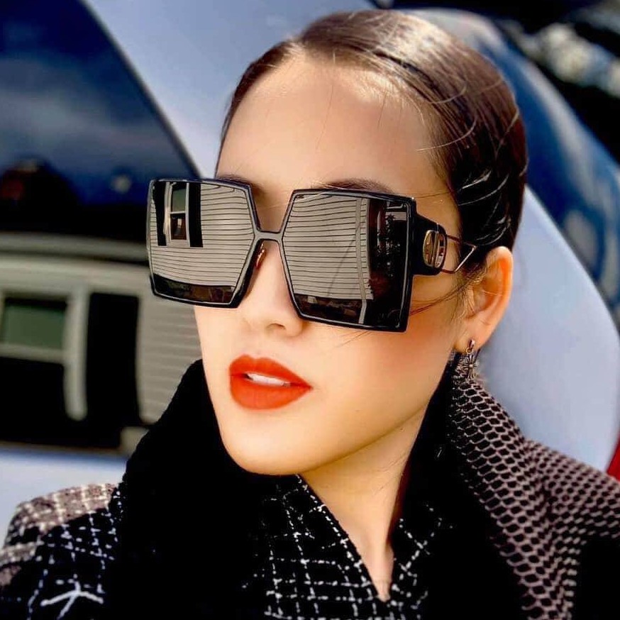 MẮT KÍNH MÁT NỮ VUÔNG ĐẸP KIỂU OVERSIZE CAO CẤP HOT TREND D1