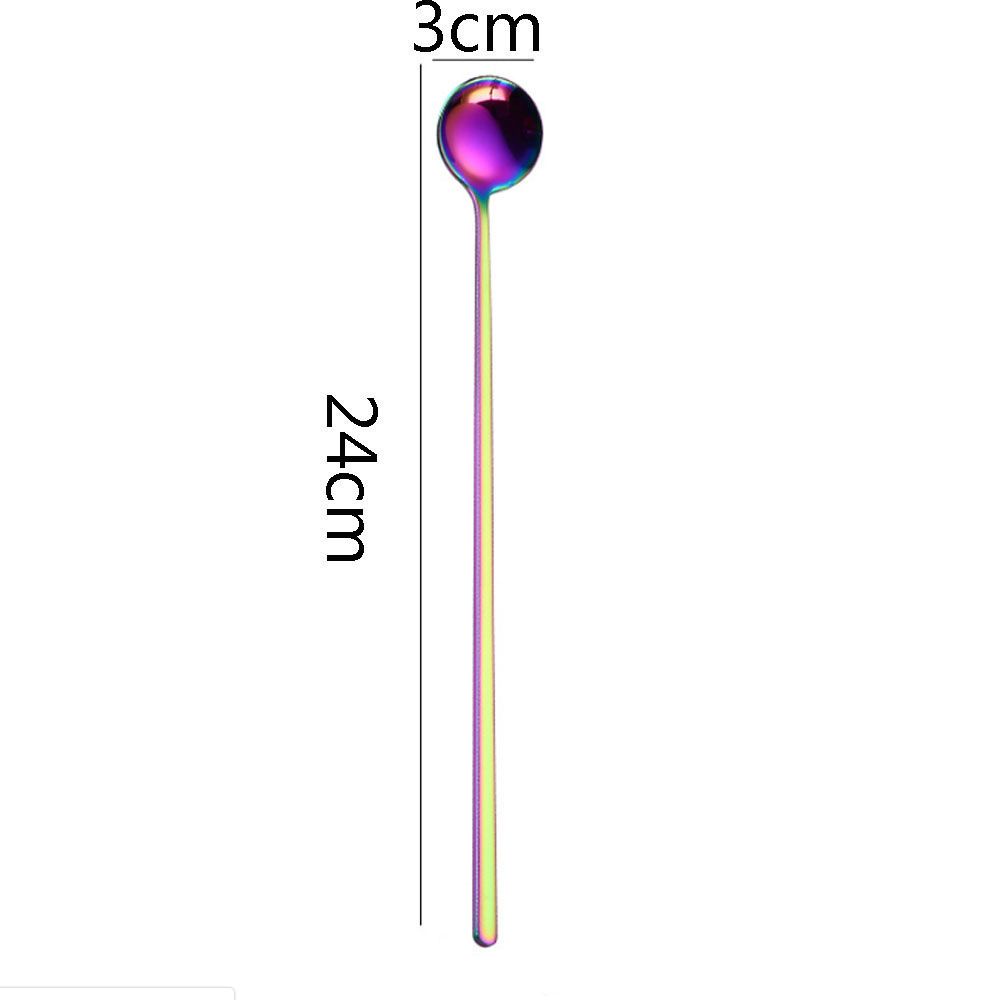 Muỗng Múc Kem Bằng Thép Không Gỉ Nhiều Màu Sắc Tiện Dụng Cho Nhà Bếp