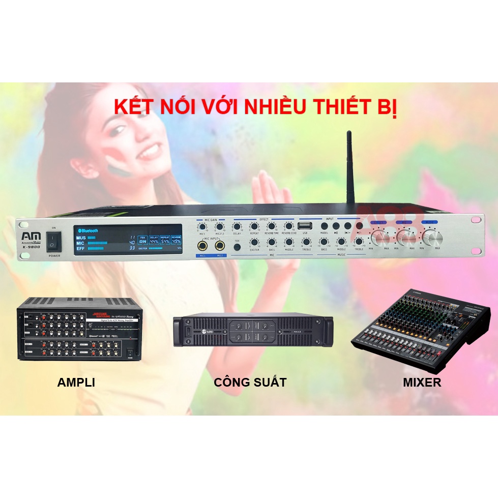 Vang cơ lai số AM K9800 - Hàng chính hãng - Bảo hành 12 Tháng