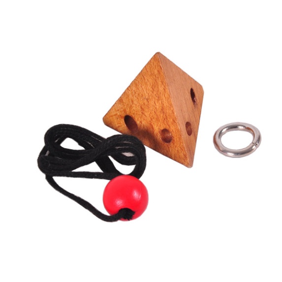 Đồ chơi trí tuệ_Thử thách trí não_The Funny Rope - Wooden Puzzle_Hack não &amp; Hàng hiếm_IQ Toys_Giải đố_Thông minh