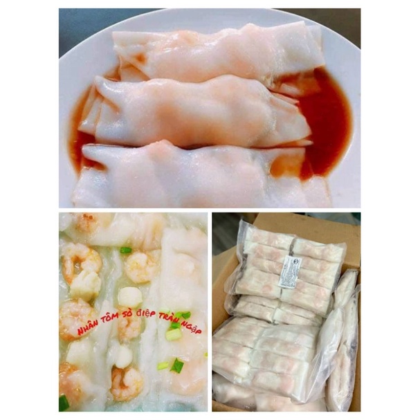 BÁNH CUỐN TÔM SÒ ĐiỆP‼️ túi 20cái 800g ￼