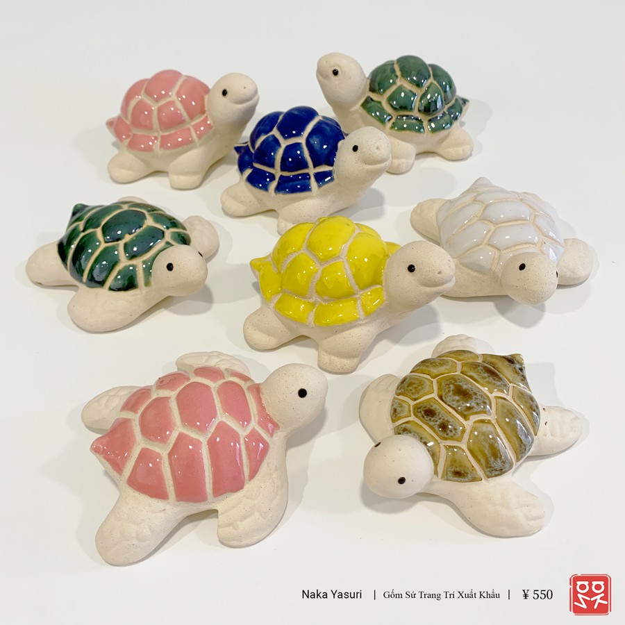 Rùa Gốm Tráng Men Tiểu Quy Hướng Hải Mỹ Thuật Trang Trí | BigBuy360 - bigbuy360.vn