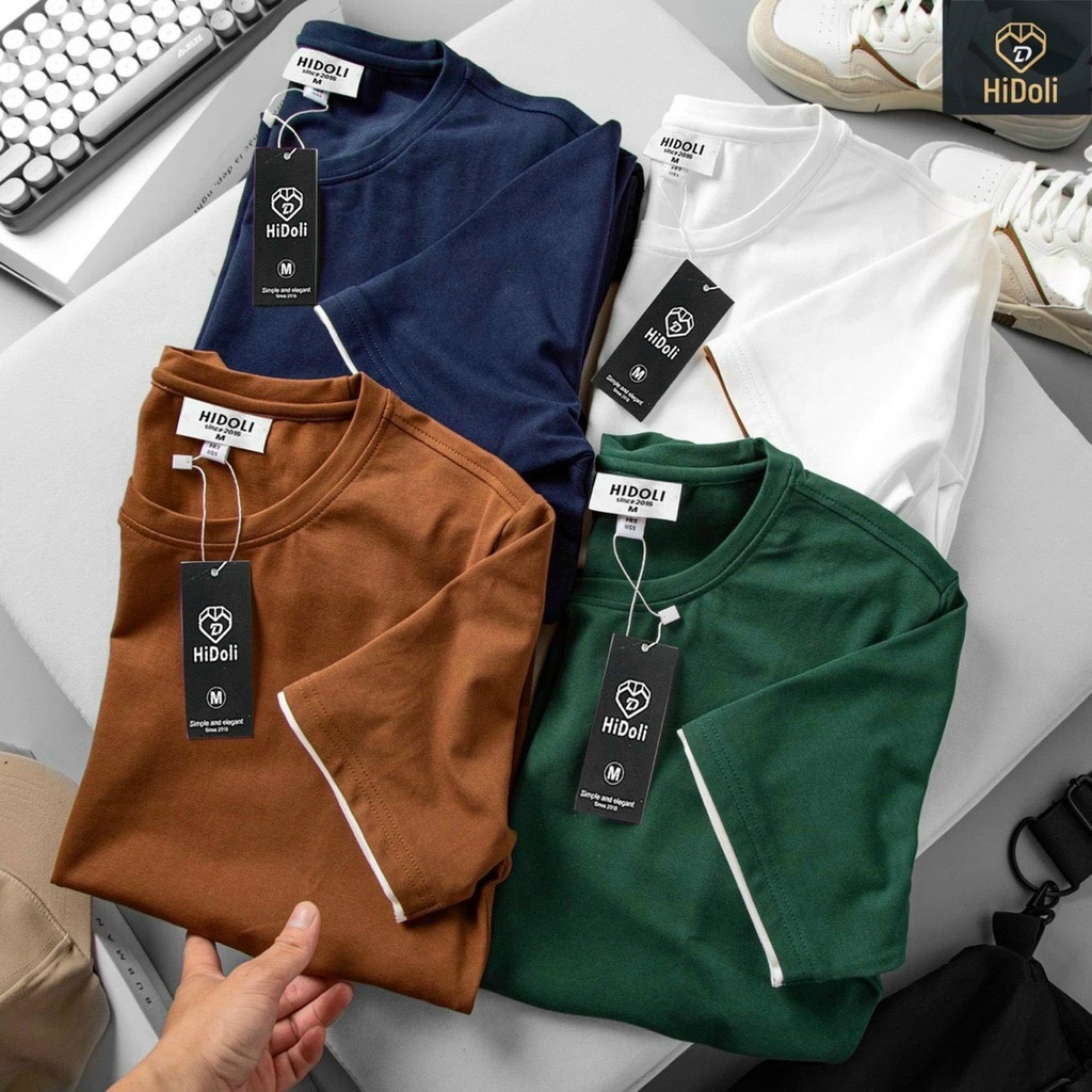 Áo Thun Nam HiDoLI - Chất Liệu Thoáng Mát, Thấm Hút Mồ Hôi