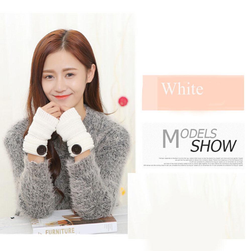 ESPO Găng Tay Hở Ngón Mềm Mại Giữ Ấm Mùa Thu Đông