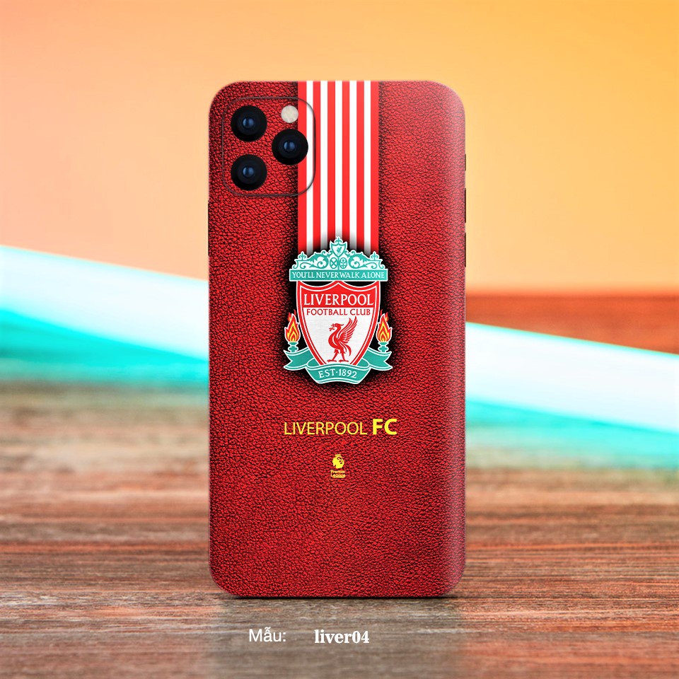 Miếng dán điện thoại hình Liverpool cho iphone 6/7/8/6plus/7plus/X/XSmax và các máy android khác