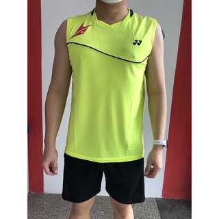 Áo cầu lông nam Yonex 2087 (đen - vàng - xanh nõn)